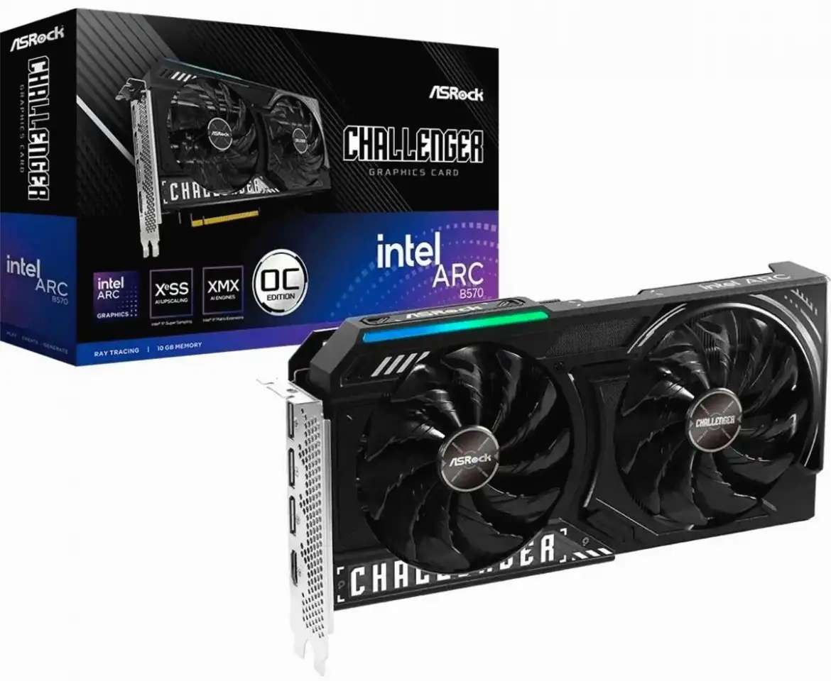 Игровой Intel Arc B570 10G/ i5-12400/ 32G/ ssd512G
