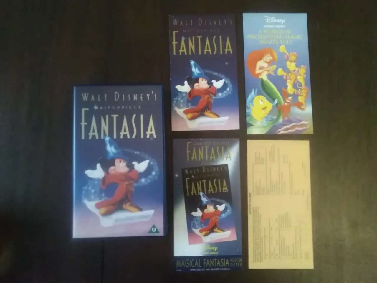 Видеокассета Уолт Дисней Fantasia (1991) Masterpiece Special Edition