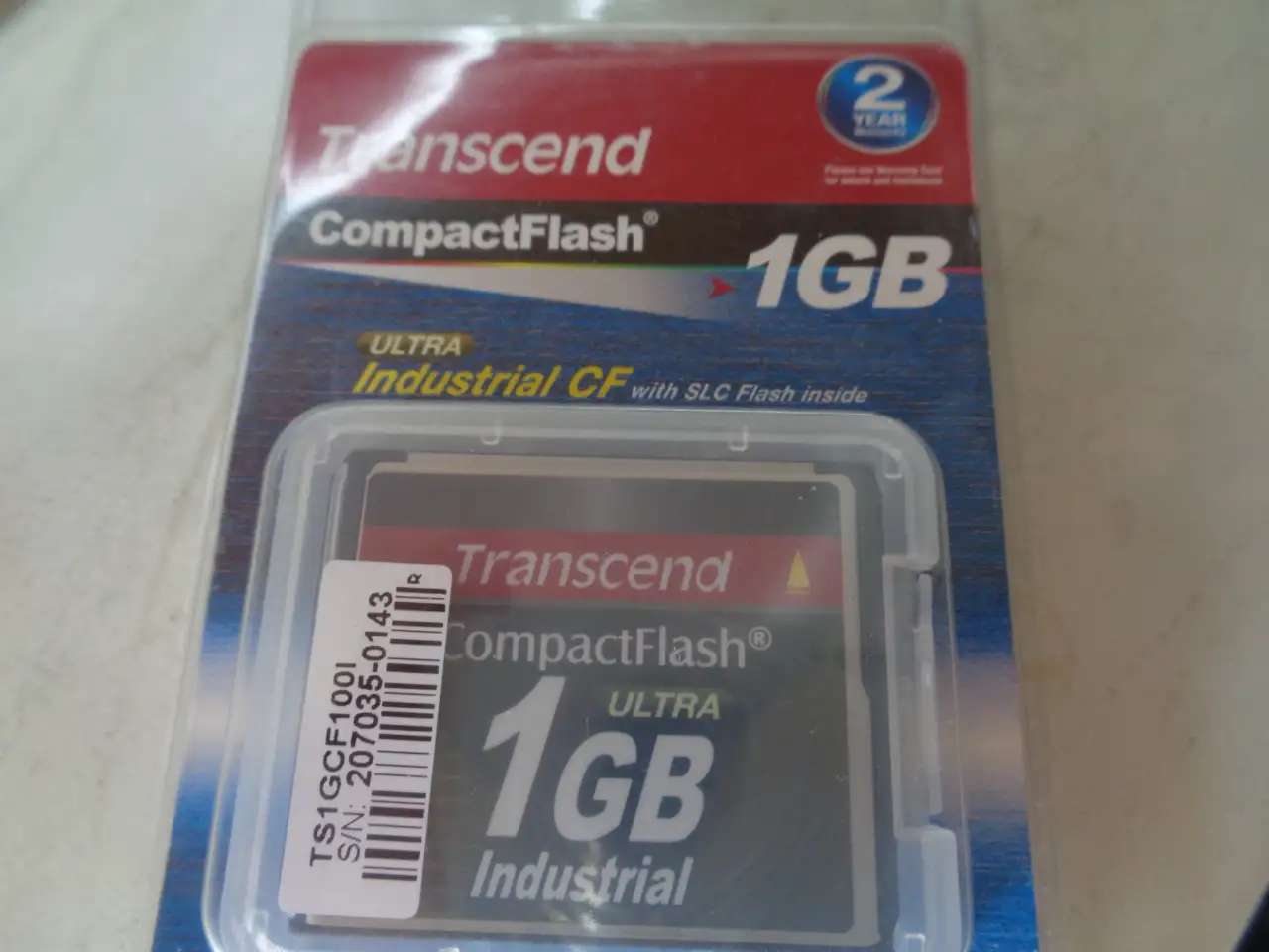 Transcend CompactFlash 1 GB Ultra IndUstrial CF